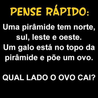 Desafio da Pirâmide e do Galo