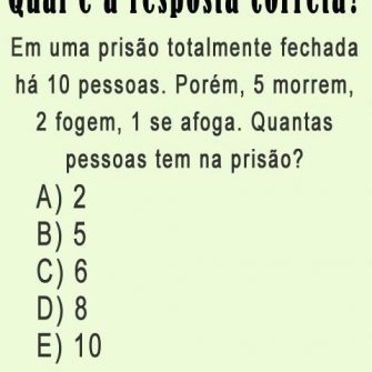 teste da prisao