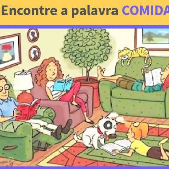 Resposta encontre a palavra comida