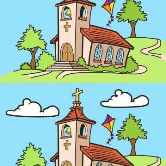 Jogo dos 7 erros a igreja