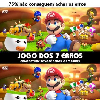Jogo dos 7 erros: Mario Bros