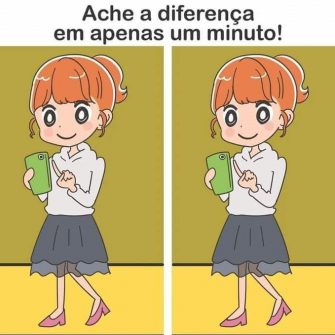 Ache a Diferença: A Menina no Celular