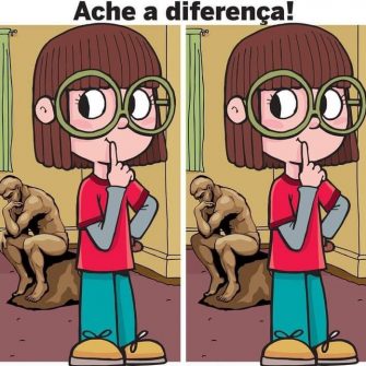 Ache a Diferença: A Menina no Museu