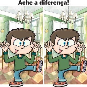 Ache a Diferenca O Menino Careta
