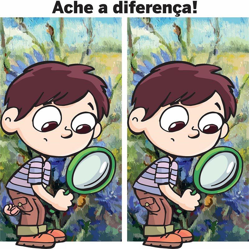 Ache a Diferença: O Menino da Lupa Ache a Diferença: O Menino da Lupa