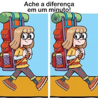 Ache a Diferença: A Mochileira