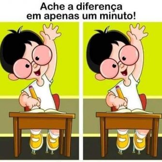 Ache a Diferença em 1 Minuto: O Aluno com Dúvidas