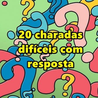 20 Charadas Difíceis Com Resposta