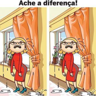 Ache a Diferença: A Mulher Chorando