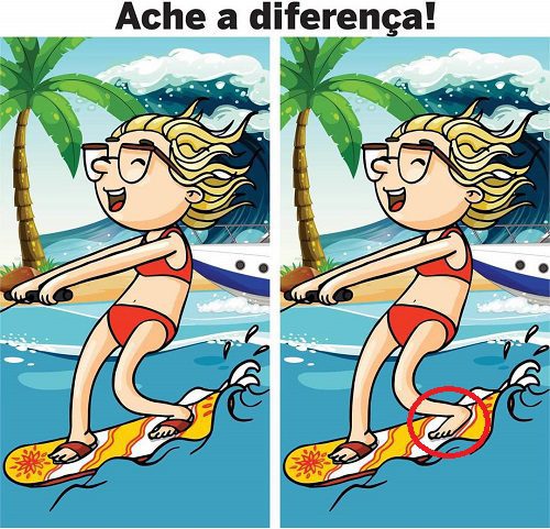 Ache a Diferença: Dia de Wakeboard Resposta Ache a Diferença: Dia de Wakeboard