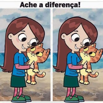 Ache a Diferença: Meu Gatinho Feliz