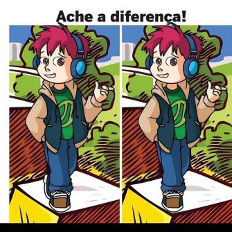 Ache a Diferença: O Menino Descolado