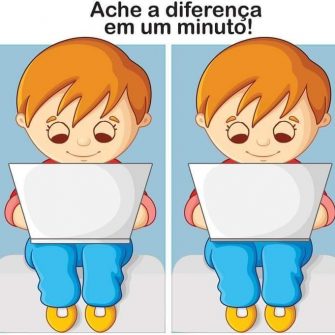 Ache a Diferença: O Menino e o Notebook