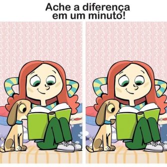 Ache a Diferença: O Cãozinho e a Menina