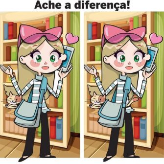 Ache a Diferença: O Gatinho na Bolsa