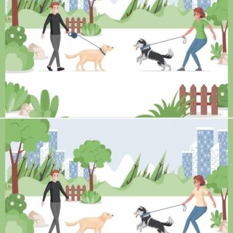 Ache as Diferenças: Os Cachorros no Parque