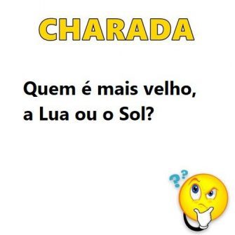 Quem e mais velho a lua ou o sol