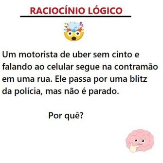 Um motorista de uber