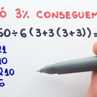 so 3 conseguem resolver