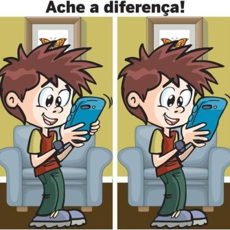 Ache a Diferença: O Menino no Celular