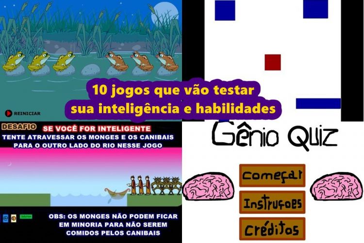 10 jogos que vão testar sua inteligência e habilidades - Gênio Quiz ...