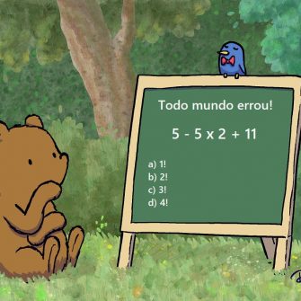 Matemática: 5-5×2+11=?