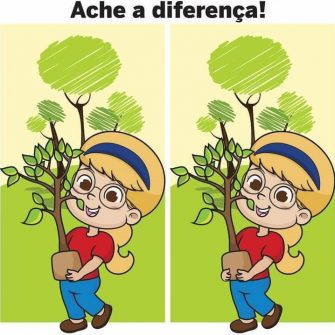 Ache a Diferença: A Muda de Árvore