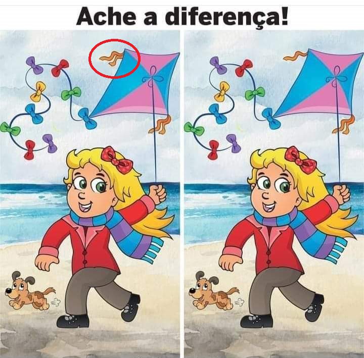 Ache a Diferença: Diversão na Praia Resposta Ache a Diferença: Diversão na Praia