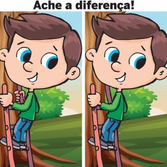 Ache a Diferença: O Menino na Escada