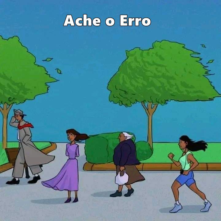 Ache o Erro na Imagem: As Pessoas na Rua Ache o Erro na Imagem: As Pessoas na Rua