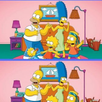 Jogo dos 7 erros: A Família Simpson
