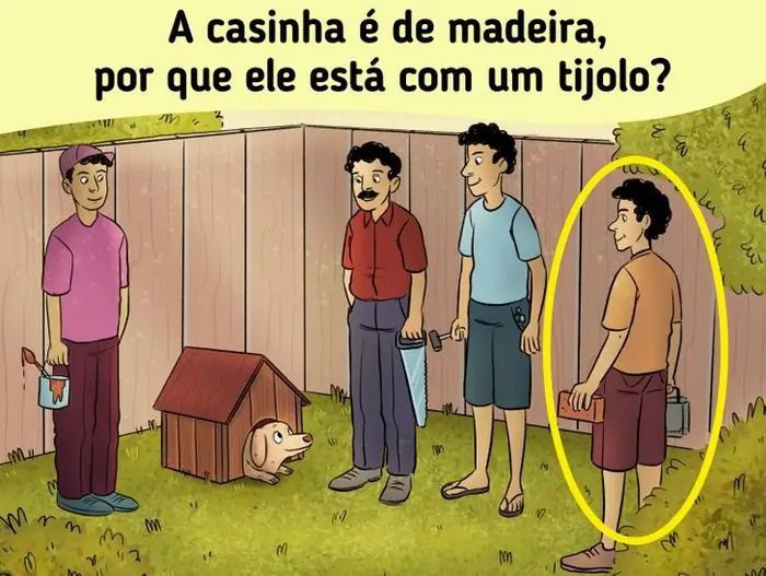 Quem não ajudou a construir a casinha? Resposta quem não ajudou a construir a casinha?