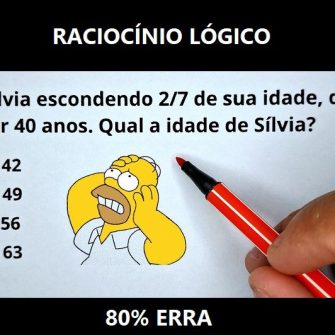 Sílvia está escondendo 2/7 de sua idade, diz ter 40 anos, qual a idade de Sílvia?