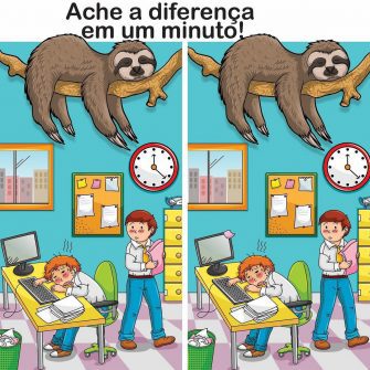 Ache a Diferença: A Preguiça no Trabalho