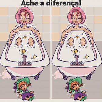 Ache a Diferença: O Banho de Banheira