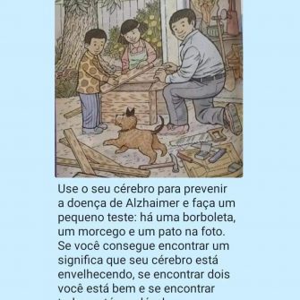 Teste Alzheimer: use seu cérebro para encontrar uma borboleta, um morcego e um pato