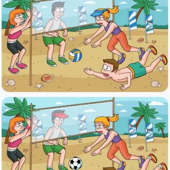 Ache as Diferenças: A Partida de Vôlei