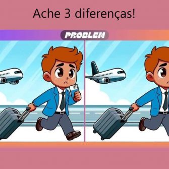 Ache 3 Diferenças: O Atrasado no Aeroporto