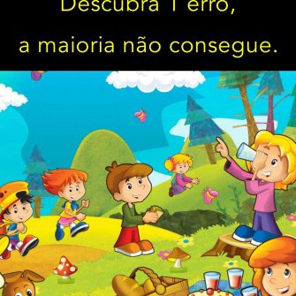 Descubra 1 Erro: As Crianças no Parque