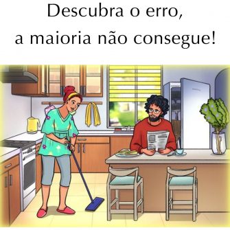 Descubra o erro nesta imagem da cozinha, a maioria não consegue