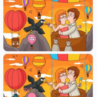 Encontre as Diferenças: O Casal Apaixonado