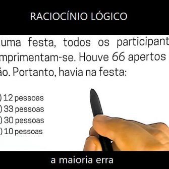 Numa festa todos os participantes se cumprimentaram se
