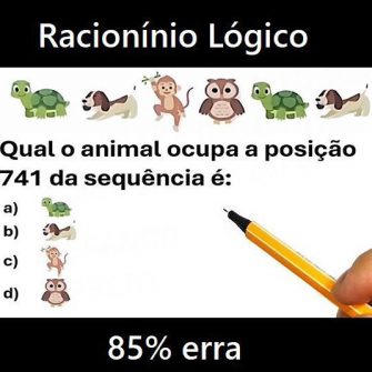 Qual animal ocupa a posição 741 da sequência?