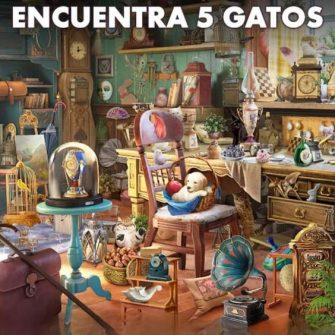 Tente Encontrar 5 Gatos Nesta Imagem
