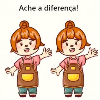Ache a Diferença: A Menina de Avental