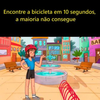 Desafio Encontre a Bicicleta em 10 segundos