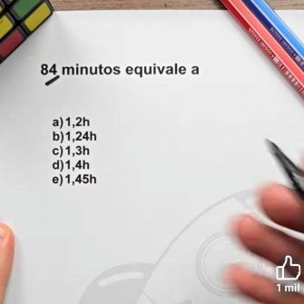 84 minutos equivalem