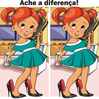 Ache a Diferença: A Menina de Salto Alto