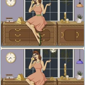 Ache as Diferenças A Mulher no Telefone