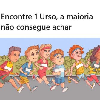 Encontre o Urso na Corrida
